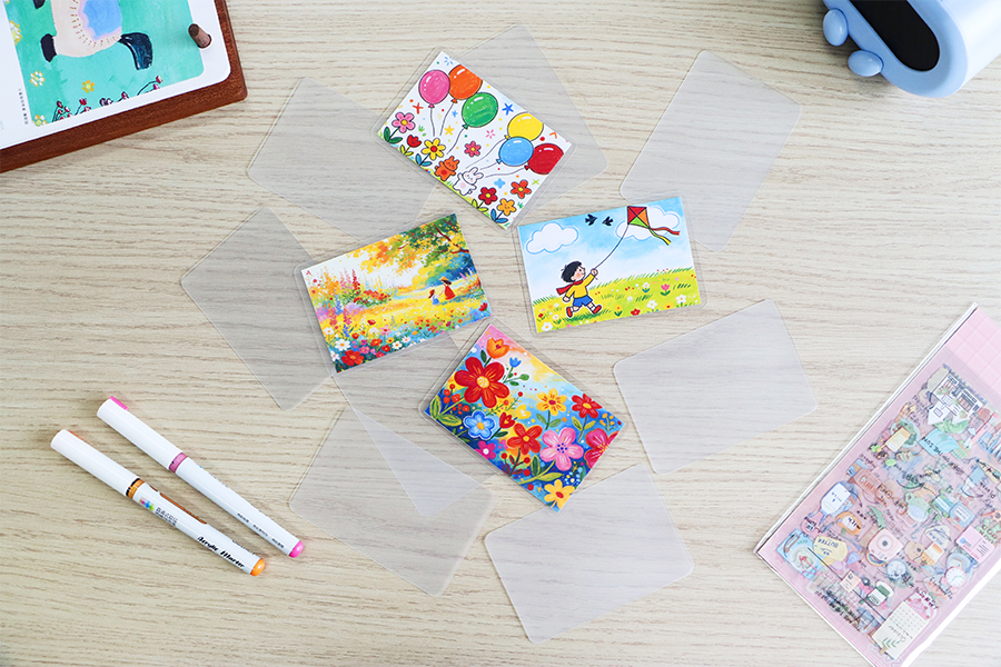 Filme laminado compatível com tinta